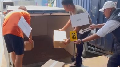 Pencurian barang eskpor di kawasan Kargo Bandra Soetta. Foto Antara