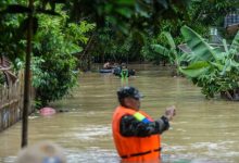 Banjir di salah satu wilaya di Banten. Foto: Antara