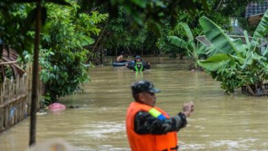 Banjir di salah satu wilaya di Banten. Foto: Antara