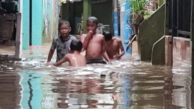 Banjir Jakarta. Foto: LKBN Antara