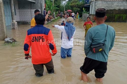 Bencana Banjir di Kabupaten Serang. Foto Antara