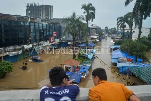 Lokasi banjir di Kota Tangerang. Foto Antara