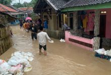 Salah satu lokasi banjir di Kabupate Lebak. Foto Antara