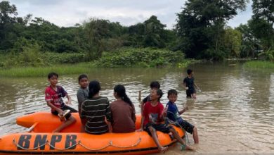 Banjir di Padarincang. Foto Antara