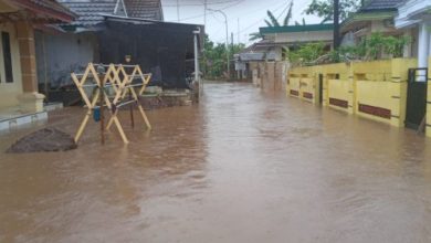 Banjir yang melanda Padarincang dan Cinangka. Foto Antara