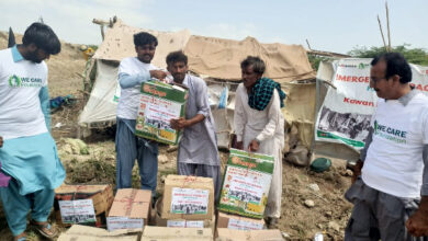 Salah satu lokasi pembagian bantuan Dompet Dhuafa di Pakistan. Foto: M Fatzry Iqbal - Dompet Dhuafa
