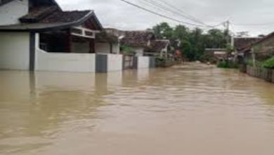 Banjir di Kabupaten Pandegalng. Foto: Instagram BPBD Kabupaten Pandeglang