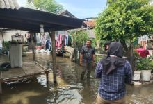 Banjir Rob di Dadap, Kabupaten Tangerang. Foto: Antara