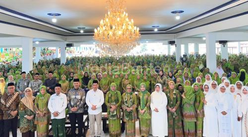 Dukungan BSI dalam acara Harlah Muslimat NU Banten. Foto Humas BSI Serang