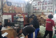 Bank Sampah Gantari di Paninggilan Utara, Ciledug, Kota Tangerang. Foto Antara
