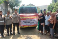 Tanki ari bersih dari Polres Serang. Foto: Yono