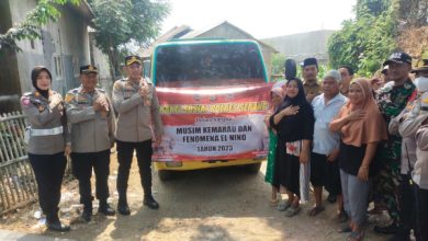 Tanki ari bersih dari Polres Serang. Foto: Yono