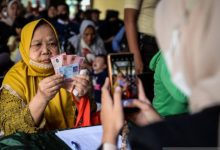 Penyaluran Bansos di Banten. Foto Antara