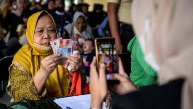 Penyaluran Bansos di Banten. Foto Antara