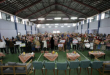 Acara penyaluran bantuan UEP dan Bansos di Karawaci. Foto: Biro Adpim Banten