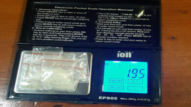 barang bukti yang disita dari pengedar sabu. Foto: Yono