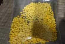 barang bukti pil hexymer dan tramadol. Foto: Yono