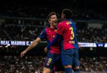 Barcelona menghajar Real Madrid 4 - 0 di laga el clasico pertama. Foto: Antara