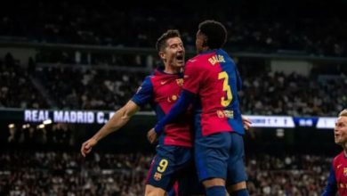 Barcelona menghajar Real Madrid 4 - 0 di laga el clasico pertama. Foto: Antara