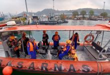 Kapal Basarnas Lampung. Foto Antara