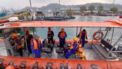 Kapal Basarnas Lampung. Foto Antara