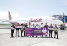 Penerbangan perdana Batik Air rute Bali - Bangkok. Foto: Batik Air