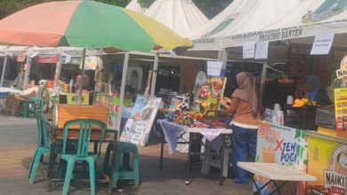 Stan gratis bagi pelaku UMKM. Foto Biro Adpim Banten