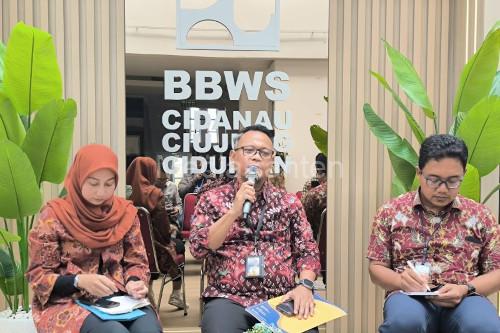 BBWS C3 mengelar konferensi pers soal antisipasi bencana. Foto Antara