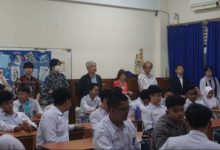 Rombongan Chou University Japan berkunjung ke SMA Muhi Yogyakarta. Foto: Yusron Ardi Darma