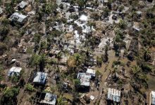 Pemandangan udara Buzi, Mozambik, dan kehancuran yang disebabkan oleh Topan Idai pada 2019. Mozambik, 2019. Foto: Pablo Garrigos/MSF