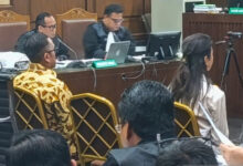 Sidang korupsi mantan Menteri Pertanian, SYL. Foto: Antara