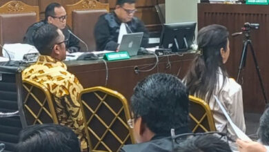 Sidang korupsi mantan Menteri Pertanian, SYL. Foto: Antara