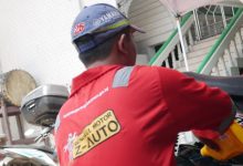 Bengkel yang meneydiakan oli gratis dari Baznas Kota Tangerang. Foto Antara