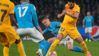 Barcelo Vs Napoli 1 -1 Liga Champions. Foto: Istimewa