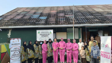 Kunjungan Kapolres Serang, AKBP Condro Sasongko ke SKH di Cikeusal. Foto: Yono