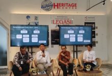 Konferensi pers Badan Inforasi Geospasial (BIG) diJakarta. Foto: Antara