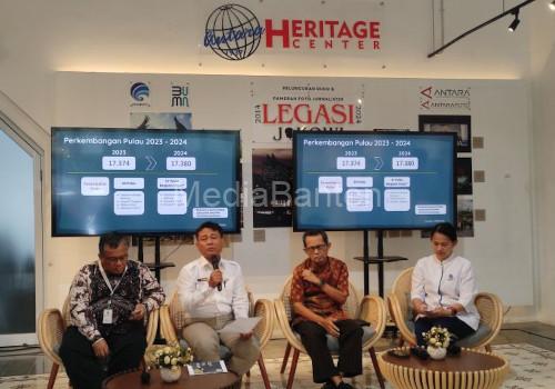 Konferensi pers Badan Inforasi Geospasial (BIG) diJakarta. Foto: Antara