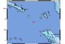 Peta BMKG gempa bumi di Nias Utara. Foto: BMKG