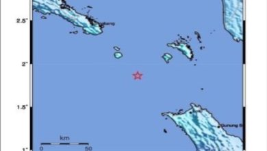 Peta BMKG gempa bumi di Nias Utara. Foto: BMKG