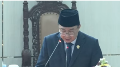 Boby Adityo Rizaldi, Kepala 5 BPK RI di Sidang Pleno DPRD Banten. Foto cuplikan Banten Parlemen TV