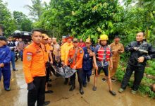 Bocah SD ditemukan tewas di Sungai Baros. Foto: Antara