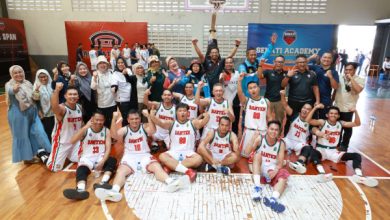 Kontingen Banten Cabor Bola Basket. Foto: Biro Adpim Banten