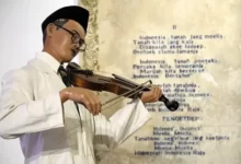 Manekin WR Soepratman, pencipta lagu Indonesia Raya. Foto: Istimewa