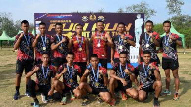 Atlet Maraton Menkav 2 Mar borong 13 medali. Foto: Munawir - Menkav 2 Mar