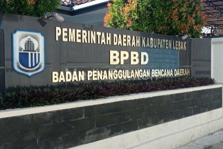Kantor BPBD Kabupaten Lebak. Foto: LKBN Antara