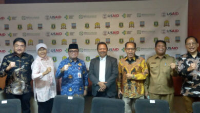 Konferensi pers Kesiapan uji coba sistem BKS KIA di Serang. Foto: Aden Hasanudin