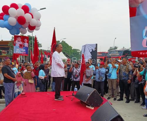 Ketua Umum Projo, Budi Arie Setiadi yang juga Menteri Kominfo RI. Foto: Ucu
