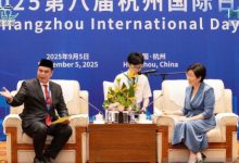 Walikota Serang, Budi Rustandi di Hangzou, China. Foto: Antara