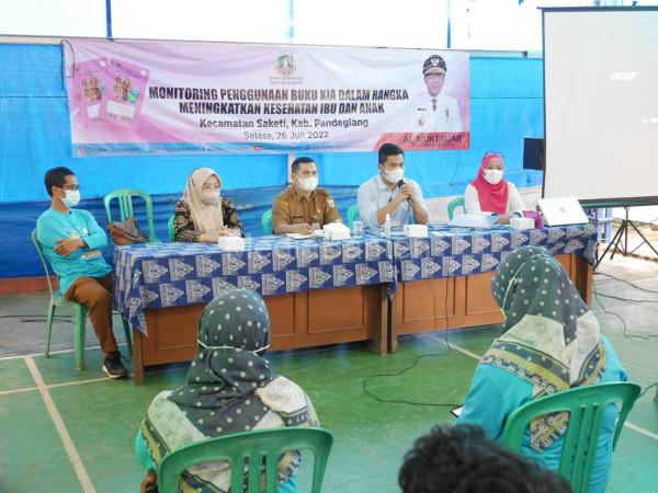Dinkes Banten sosialisasikan Buku KIA di Saketi. Foto: Dinkes Banten