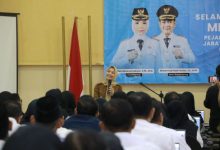 Bupati Serang, Rachmatu Zakiyah membuka asesmen komptensi dari BKN. Foto: Antara